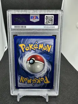 1999 Pokemon Game Base Set 1st Edition #8 Machamp Holo Rare PSA 7 - Image 2