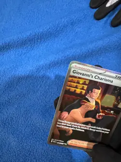 TCG Pokemon English Giovanni's Charisma 204/165 Sv: Scarlet & Violet 151 Holo - Image 2