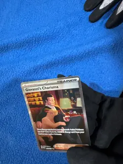 TCG Pokemon English Giovanni's Charisma 204/165 Sv: Scarlet & Violet 151 Holo - Image 3