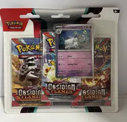Pokemon TCG Scarlet & Violet - Obsidian Flames Booster Blister - 3 Packs - Image 1
