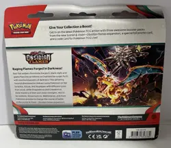 Pokemon TCG Scarlet & Violet - Obsidian Flames Booster Blister - 3 Packs - Image 2