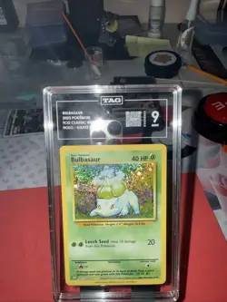Pokemon 2023 Classic Collection Bulbasaur TAG Mint 9 #001 - Image 1