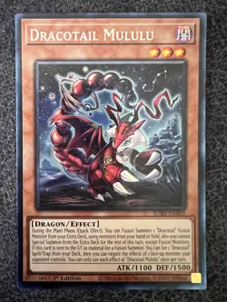 Yugioh Dracotail Mululu JUSH-EN005 Collector's Rare 1st Edition NM - Image 1