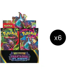 Pokemon TCG Mega Evolution Phantasmal Flames - Sealed X6 Booster Box Case ME02 - Image 1