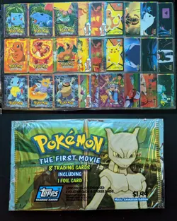 Pokemon Topps Collectible Cards: Movie Collection - Select Your Card - Image 1