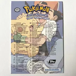 Nintendo Topps Pokemon Cards Mewtwo Strikes Back TV Animation 1999 - You Choose - Image 5