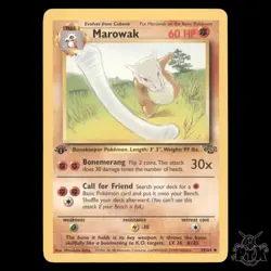 Marowak #39/64 1st Edition Jungle LP/Lightly Played Pokemon 1999 - Image 1