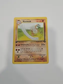 Pokemon TCG Marowak 39/64 Jungle 1st Edition - Image 1