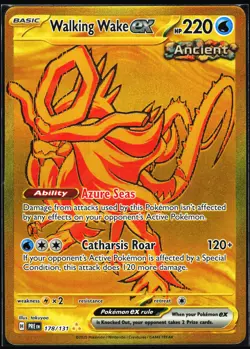 Pokemon Card- Walking Wake ex SV: Prismatic Evolutions #178/131 - Image 1