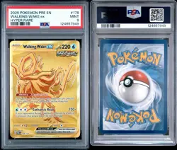 2025 POKEMON SV PRISMATIC EVOLUTIONS PRE EN #178/131 WALKING WAKE EX HR PSA 9 - Image 3