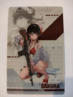 Sakura ~ Goddess of Victory Nikke ~ Gun Girl Metal Card Collection ~ Vol.3 - Image 1