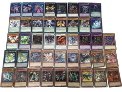Large Bulk Lot Of 1996 Yu-Gi-Oh! Trading Cards With Blaster Dragon Tin - Image 2