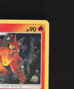 Torracat 25/149 Sun & Moon Cosmos Holo Rare SWIRL Pokemon Card LP - Image 4