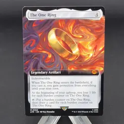 The One Ring (Extended Art) Universes Beyond: the Lord of the Rings MTG 0380 NM - Image 1