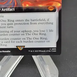 The One Ring (Extended Art) Universes Beyond: the Lord of the Rings MTG 0380 NM - Image 3