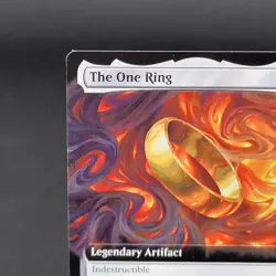 The One Ring (Extended Art) Universes Beyond: the Lord of the Rings MTG 0380 NM - Image 5