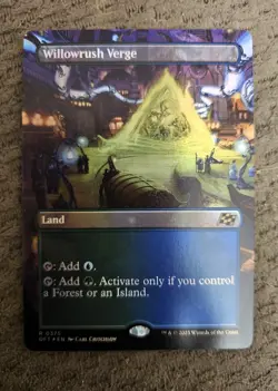 Magic the Gathering #375 Willowrush Verge Foil - Image 1