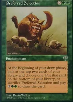 Preferred Selection - Mirage # MTG Magic The Gathering - Image 1