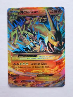 Pokemon M Charizard EX Y Mega Full Art Secret Rare Flashfire 107/106 - Image 1