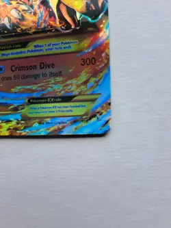 Pokemon M Charizard EX Y Mega Full Art Secret Rare Flashfire 107/106 - Image 3