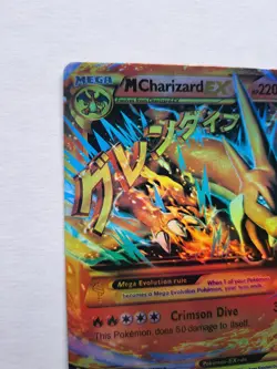 Pokemon M Charizard EX Y Mega Full Art Secret Rare Flashfire 107/106 - Image 5