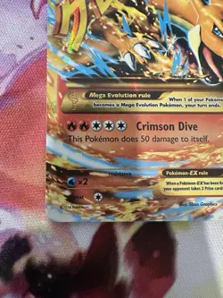 Pokemon M Charizard EX (Y) (Secret) 107/106 XY Flashfire LP+ - Image 5