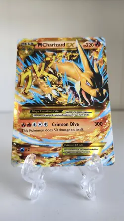 M Charizard EX (Y) (Secret) 107/106 Flashfire Holo 2014 Pokemon LP - Image 1