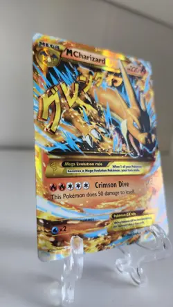 M Charizard EX (Y) (Secret) 107/106 Flashfire Holo 2014 Pokemon LP - Image 2