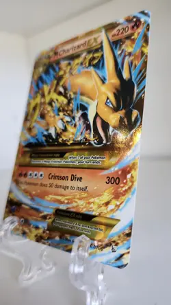 M Charizard EX (Y) (Secret) 107/106 Flashfire Holo 2014 Pokemon LP - Image 3