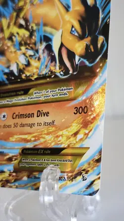 M Charizard EX (Y) (Secret) 107/106 Flashfire Holo 2014 Pokemon LP - Image 5