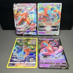 Pokemon Deoxys Lot (4) V VMAX VSTAR SWSH266 267 268 + GG12 Crown Zenith - Image 1