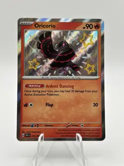 Oricorio 113/091 Paldean Fates Shiny Rare Holo Pokemon Card NM - Image 1