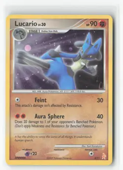 #Lucario #3/11 Common Near Mint or Better Pokemon - Image 1