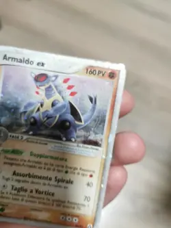 Carta Pokemon Armaldo Ex 84/92 HOLO EX Leggenda di MEW cattive condizioni - Image 4