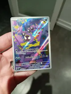 Pokemon TCG Gastly 177/162 Temporal Forces Illustration Rare - Image 1