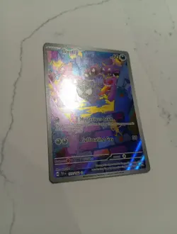 Pokemon TCG Gastly 177/162 Temporal Forces Illustration Rare - Image 2