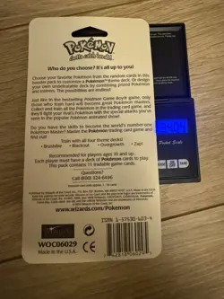 HEAVY 34+grams 1999 WOTC Pokemon Base Set Booster Blister Pack Sealed Blastoise - Image 2