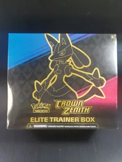 Pokemon Etb Crown Zenith Elite Trainer Box Zenit Regale Eng English - Image 1