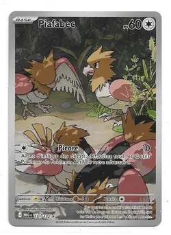 CARTE POKEMON PIAFABEC 60 PV 151/132 SERIE MEGA EVOLUTION ME 01 - Image 1