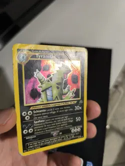 Pokemon Card- Tyranitar 12/75 Neo Discovery Rara Holo Unlimited Wizards ITA - Image 5