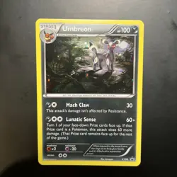 Pokemon TCG Umbreon XY XY96 Holo Promo Card 6) - LP - Image 1