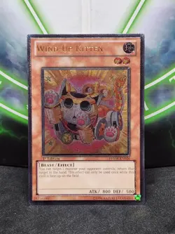 Yugioh Wind-Up Kitten PHSW-EN026 Ultimate Rare 1st Edition NM - Image 1