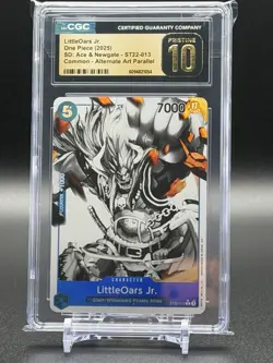 One Piece LittleOars Jr. Alternate Art Parallel Common ST22-013 CGC 10 Pristine - Image 1