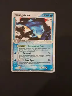 Carta Pokemon Feraligatr Ex 103/115 EX Forze Segrete 103/115 Inglese Good Plus J - Image 1