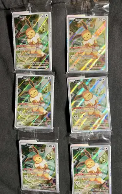 2025 Pokemon Eevee 173 Illustration Rare Promo Holo LOT OF 8 SEALED - Image 1