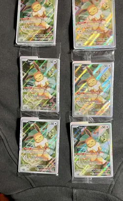 2025 Pokemon Eevee 173 Illustration Rare Promo Holo LOT OF 8 SEALED - Image 3