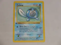 1999 Pokemon Game Base Set 1st Edition Shadowless #59 Poliwag - Image 1