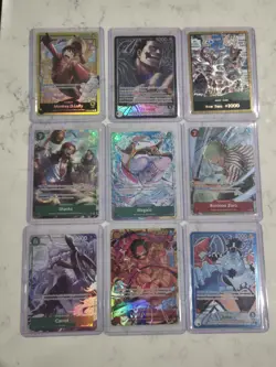 One Piece TCG Pack Fresh Rare Cards Bundle, Monkey d luffy, zoro, shanks - Image 1