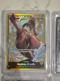 One Piece TCG Pack Fresh Rare Cards Bundle, Monkey d luffy, zoro, shanks - Image 2