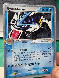 Gyarados ex 109/112 Firered & Leafgreen Holo Pokemon LP/MP 2 SWIRLS TCG Card - Image 3